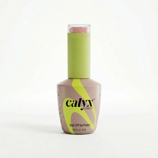 Blushing Peach UV Gel Polish detail view by Calyx London