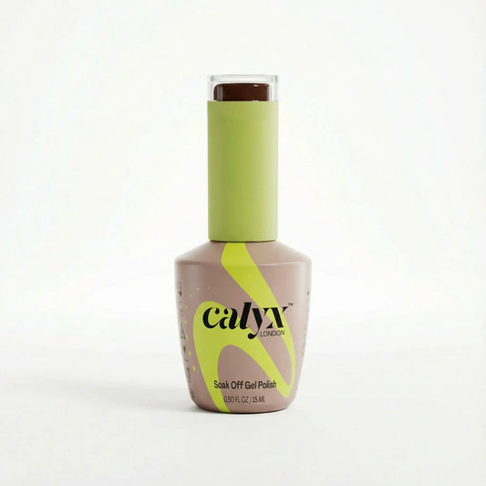 Dark Chocolate UV Gel Polish UV gel polish bottle by Calyx London