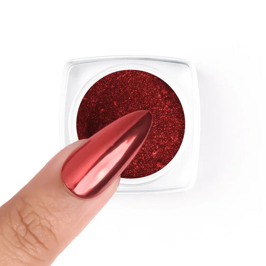 calyx london chrome powder hypnotic lava red