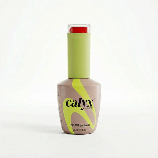 calyx london red gel polish