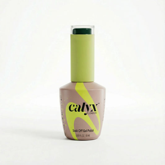 calyx london forest charm green gel polish
