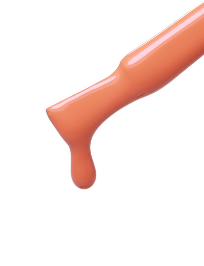 Apricot Glow UV Gel Polish detail view by Calyx London