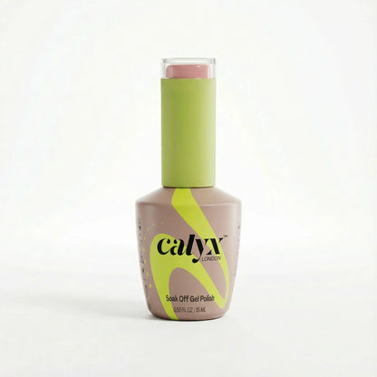 Blushing Peach UV Gel Polish detail view by Calyx London