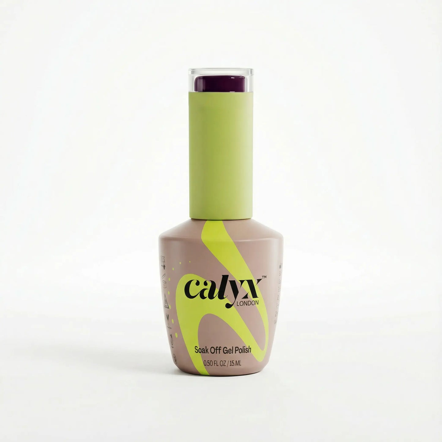 Aubergine UV Gel Polish UV gel polish bottle by Calyx London