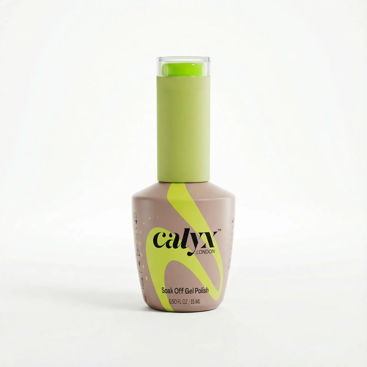 Green UV Gel Polish UV gel polish bottle by Calyx London