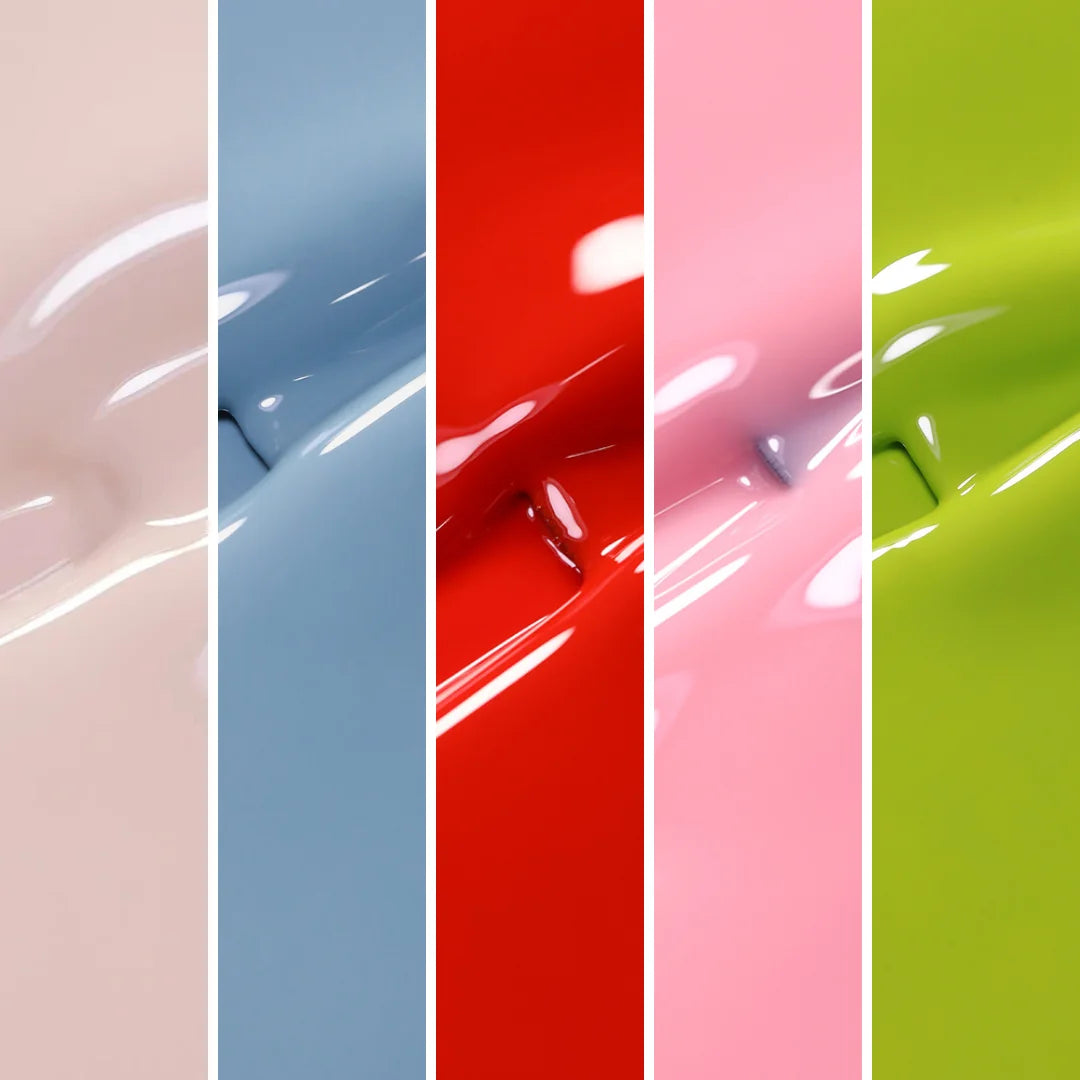 white blue red pink green calyx london