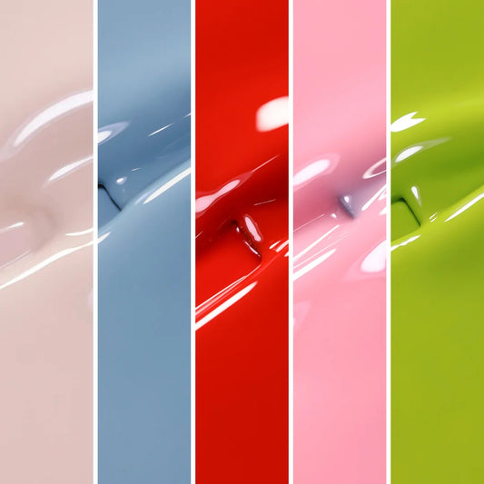 white blue red pink green calyx london