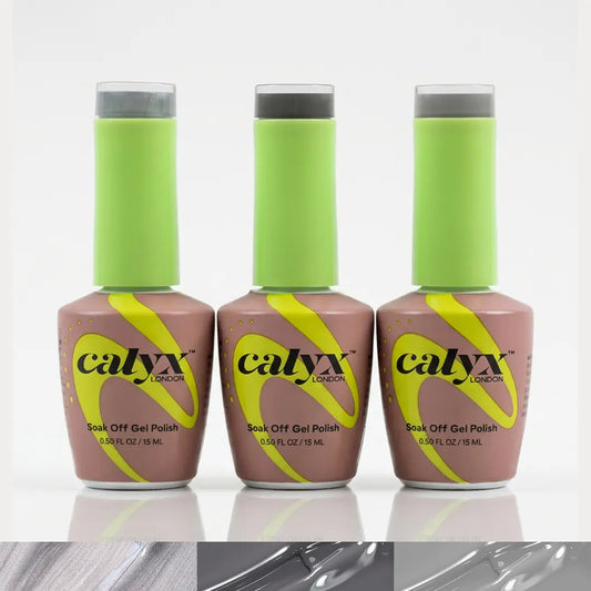 calyx london cityscape grey polish