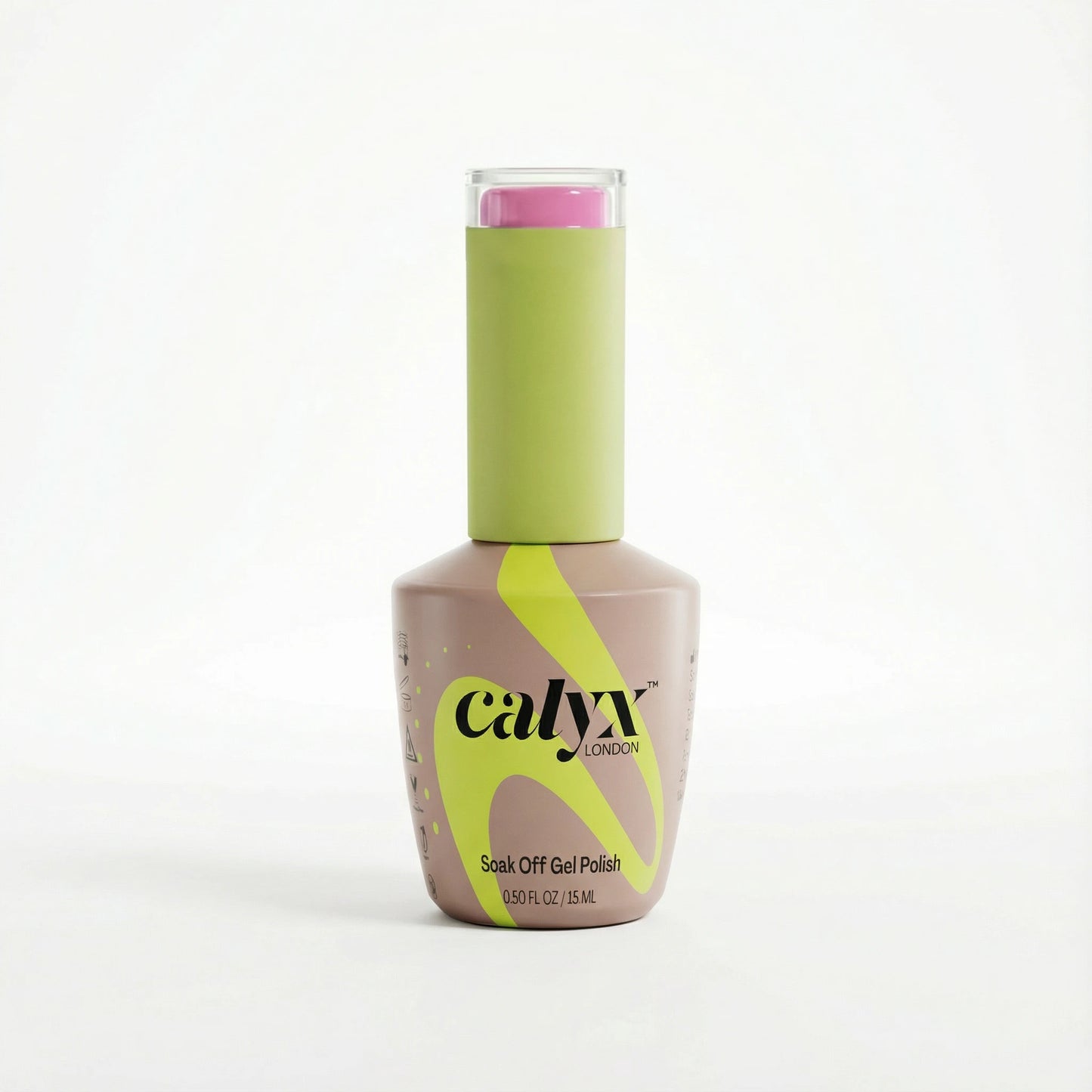 calyx london pink uv gel polish 