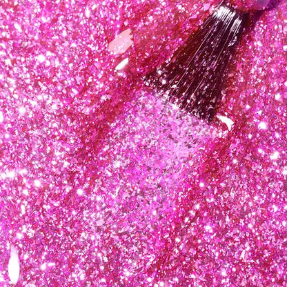 calyx london flamingo fling pink glitter
