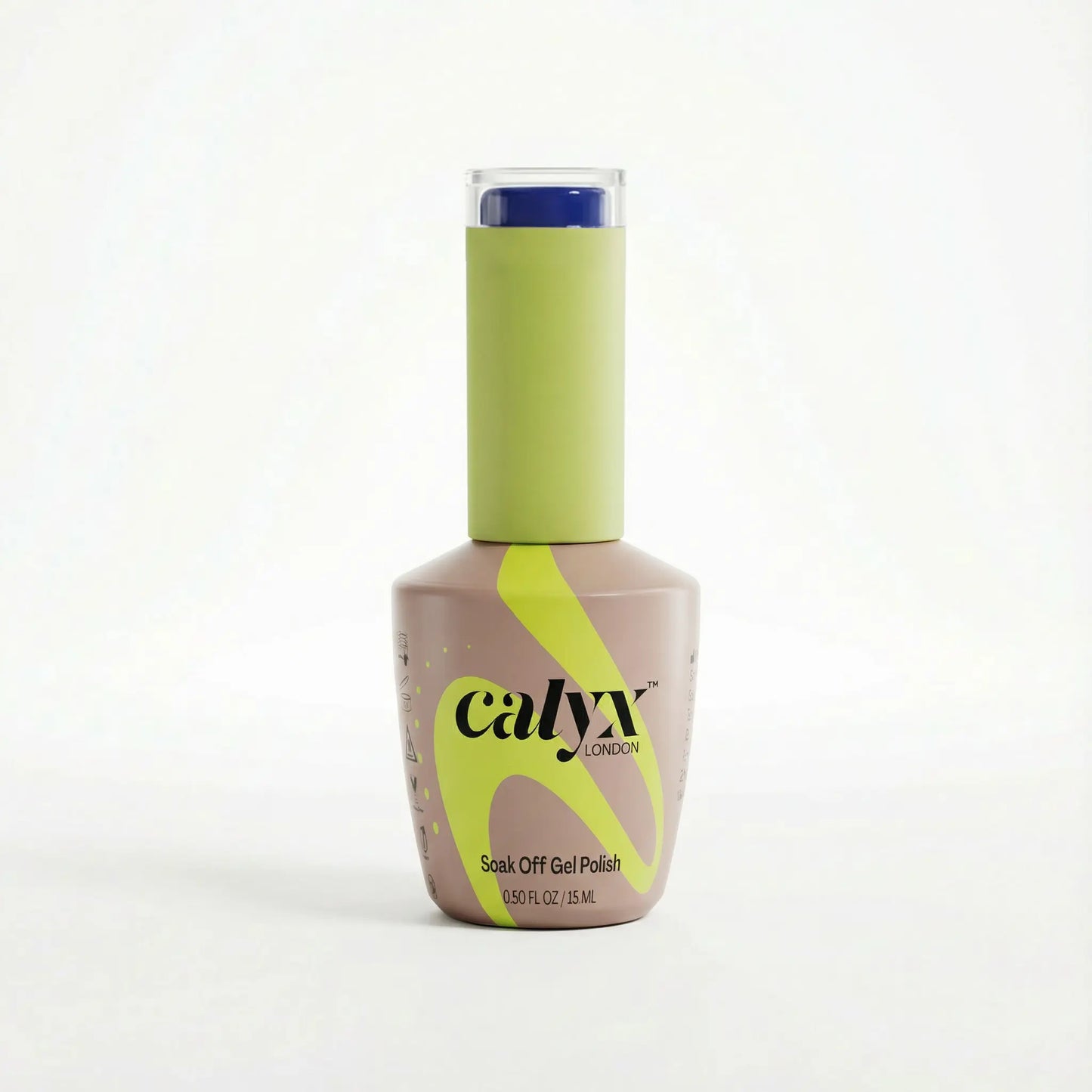 calyx london blue gel polish 