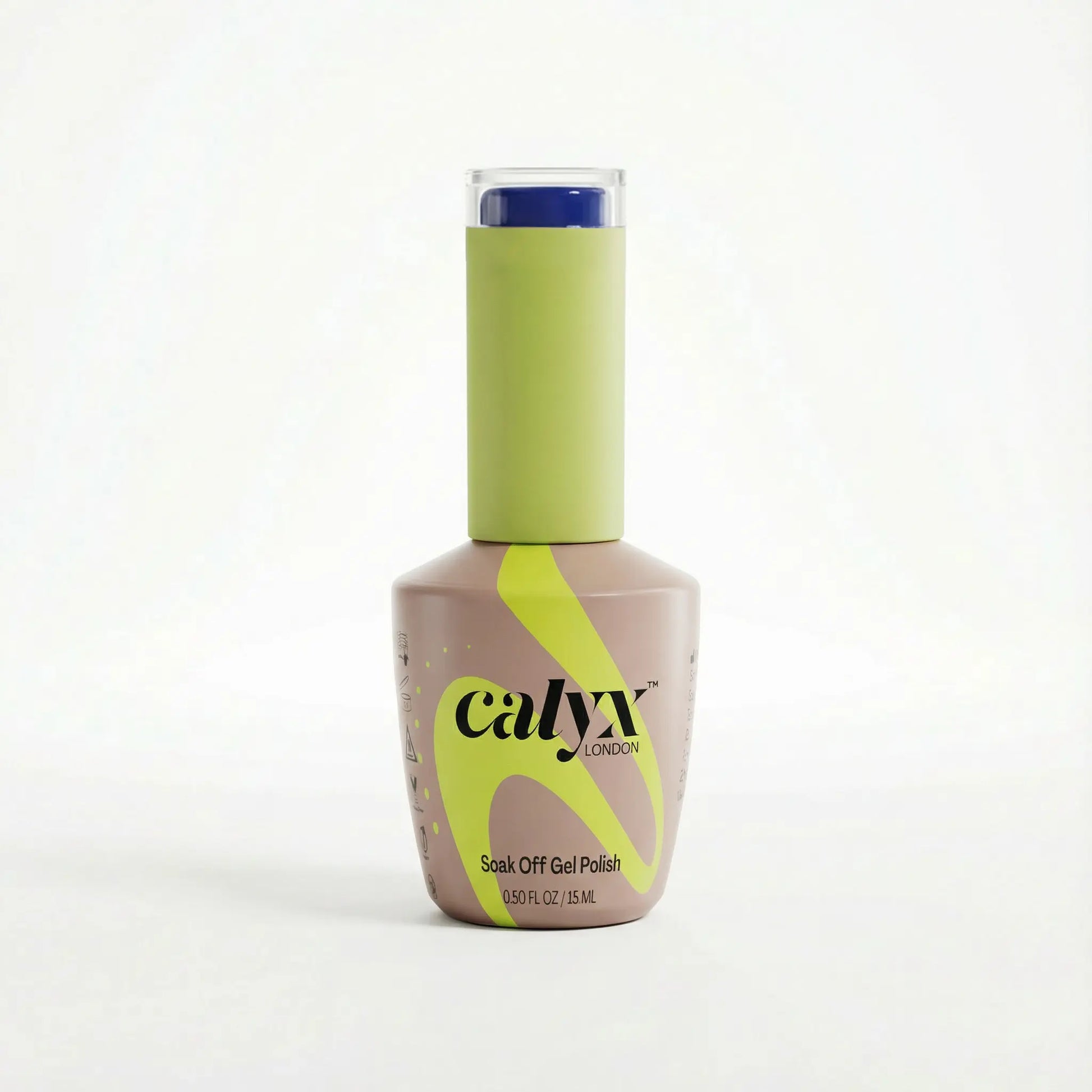 calyx london blue gel polish 