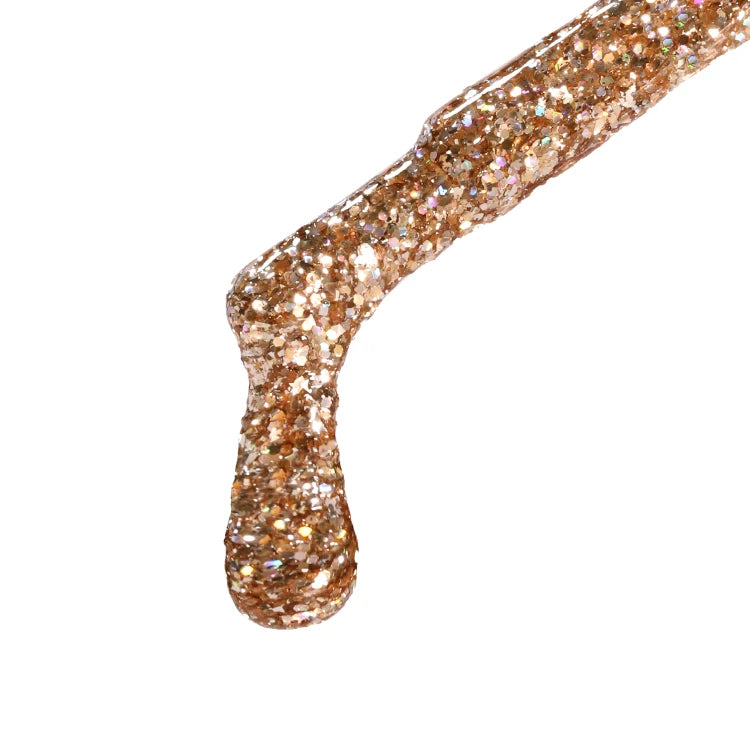 Gold Digger calyx london glitter gel polish 