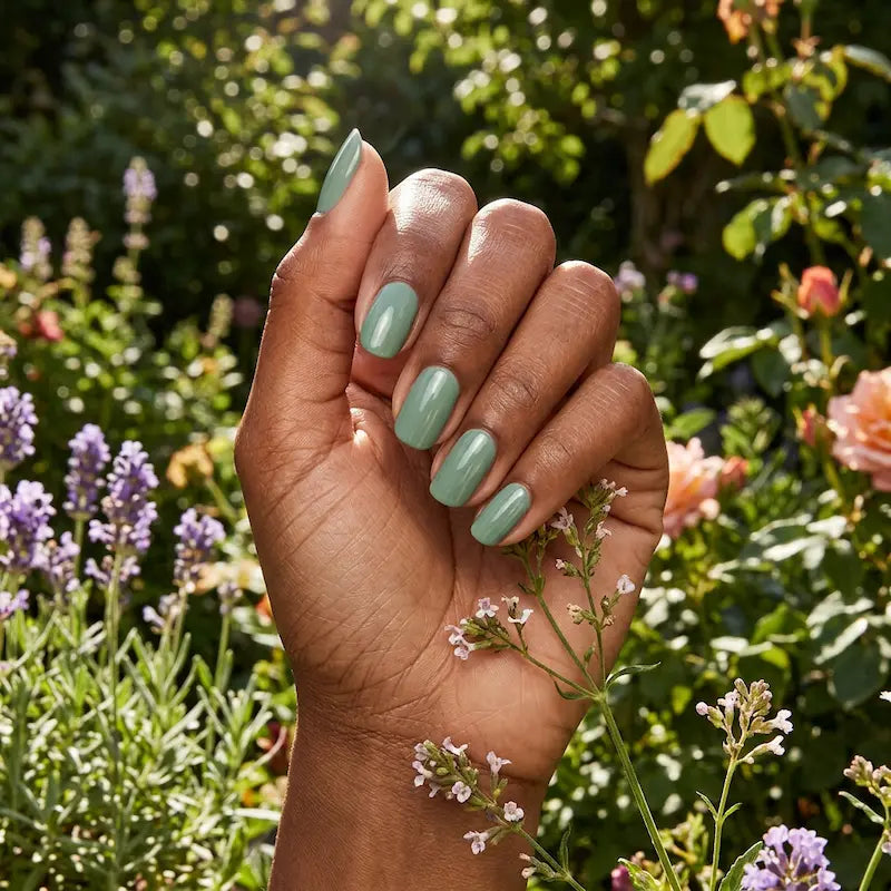 calyx london gel polish green 