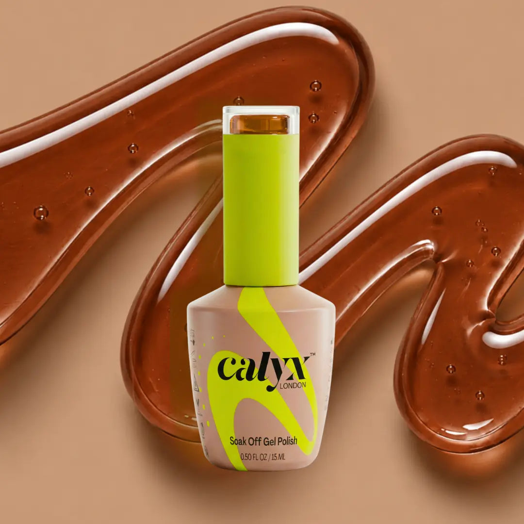 calyx london jelly polish brown 