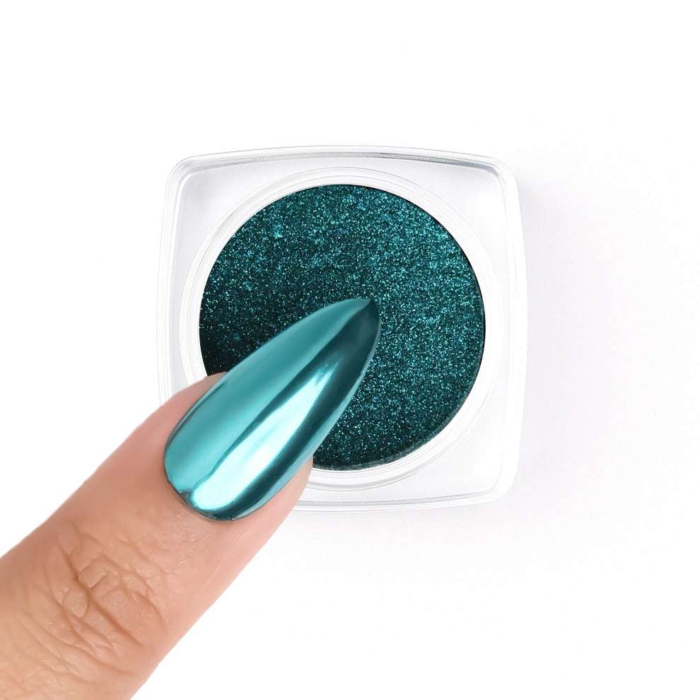 Calyx London teal chrome powder 