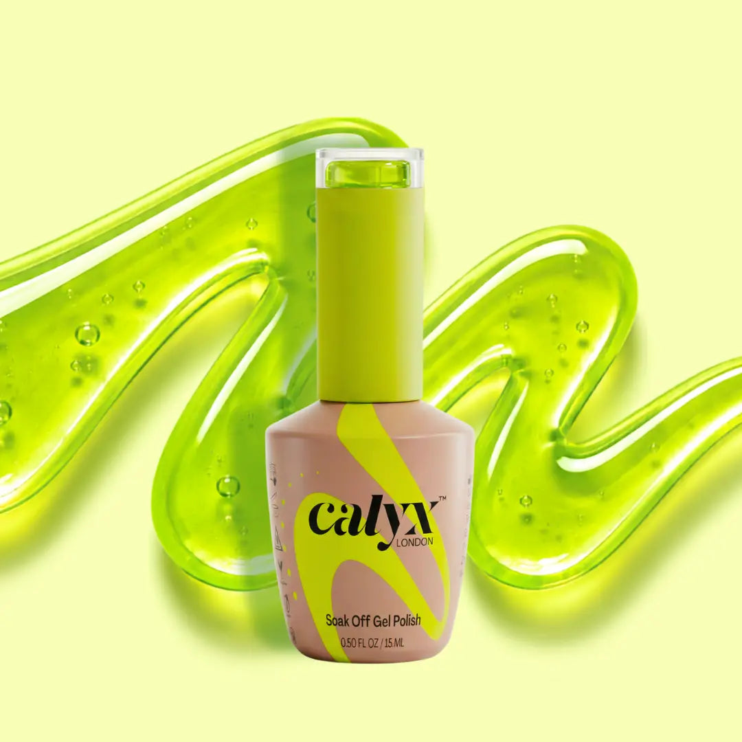 calyx london jelly polish lime green 