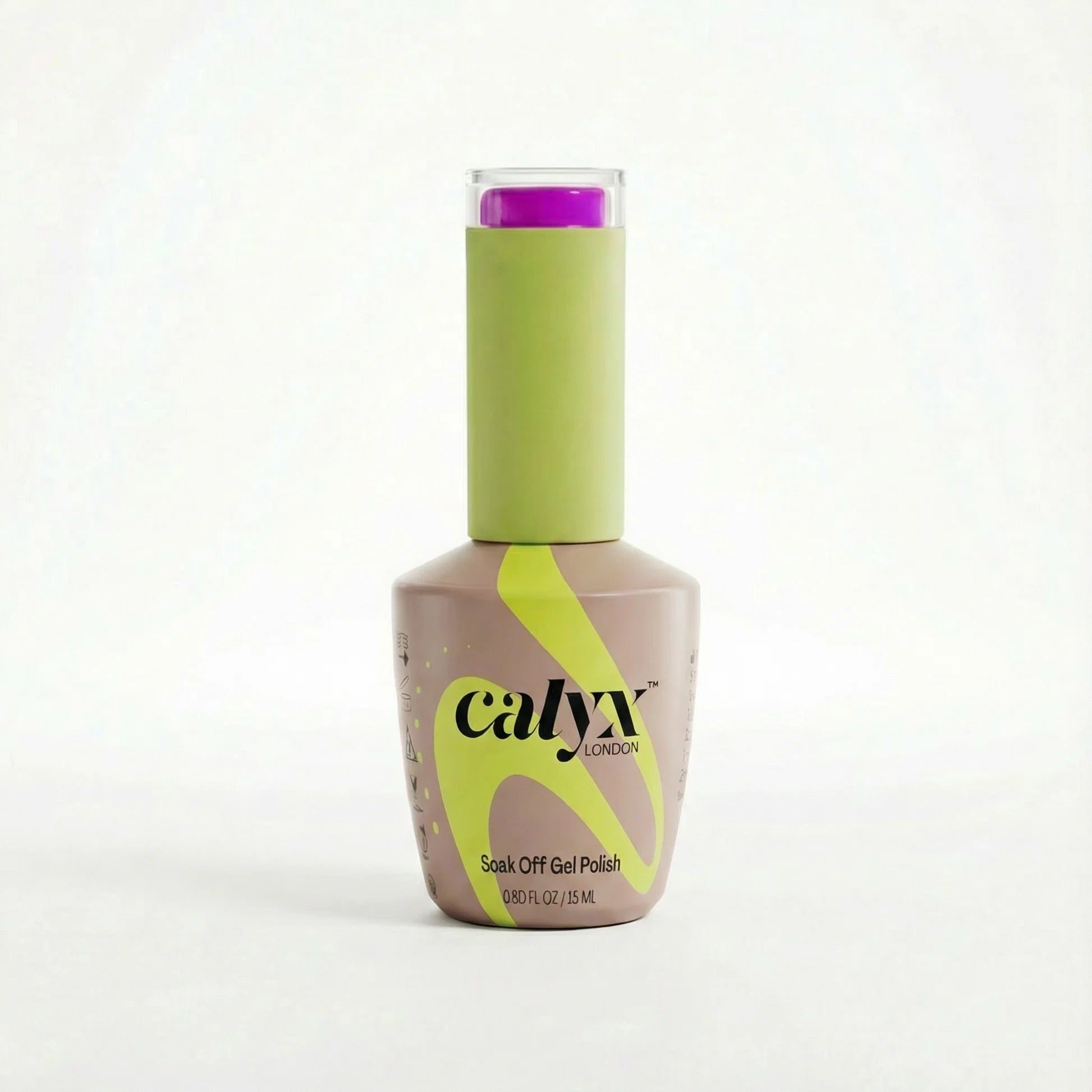 calyx london purple gel polish
