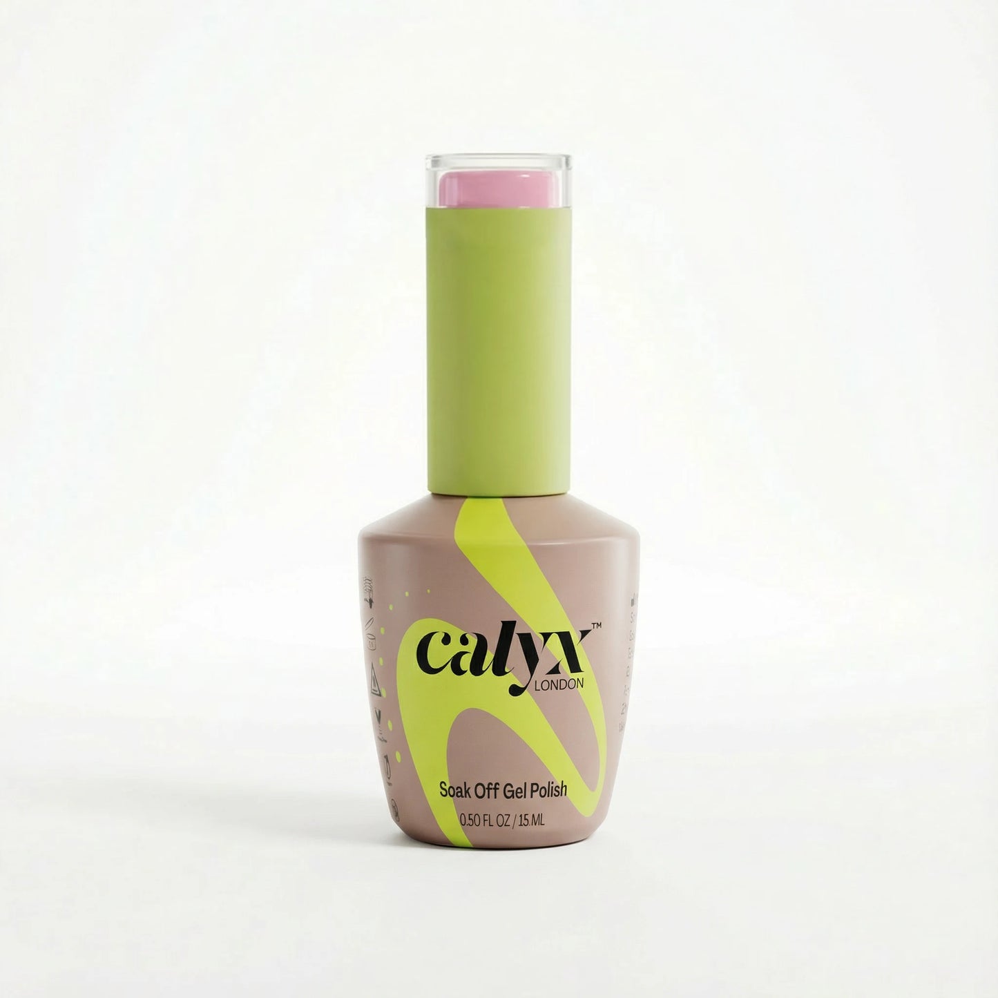 Pink Slippers UV Gel Polish UV gel polish bottle by Calyx London