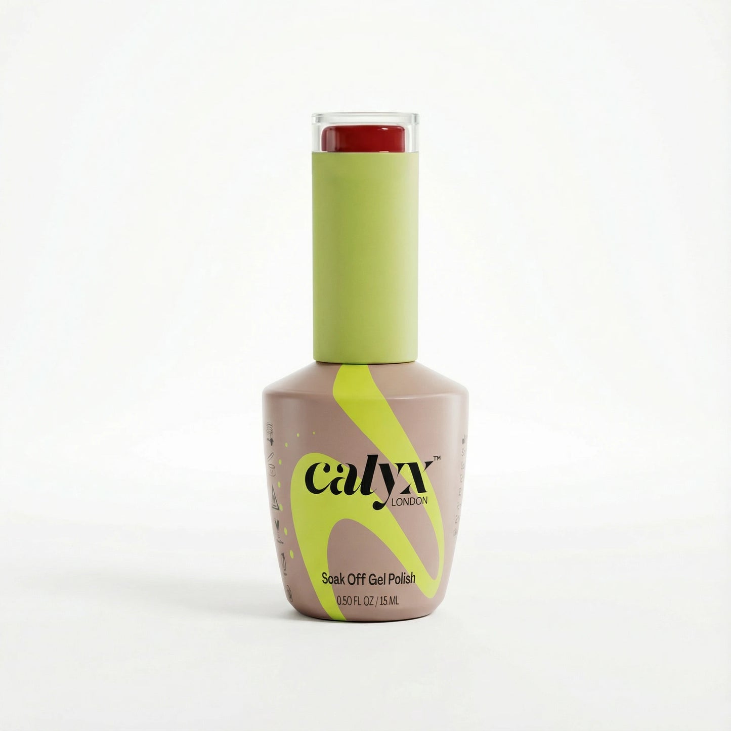 calyx london red luxe red glossy 