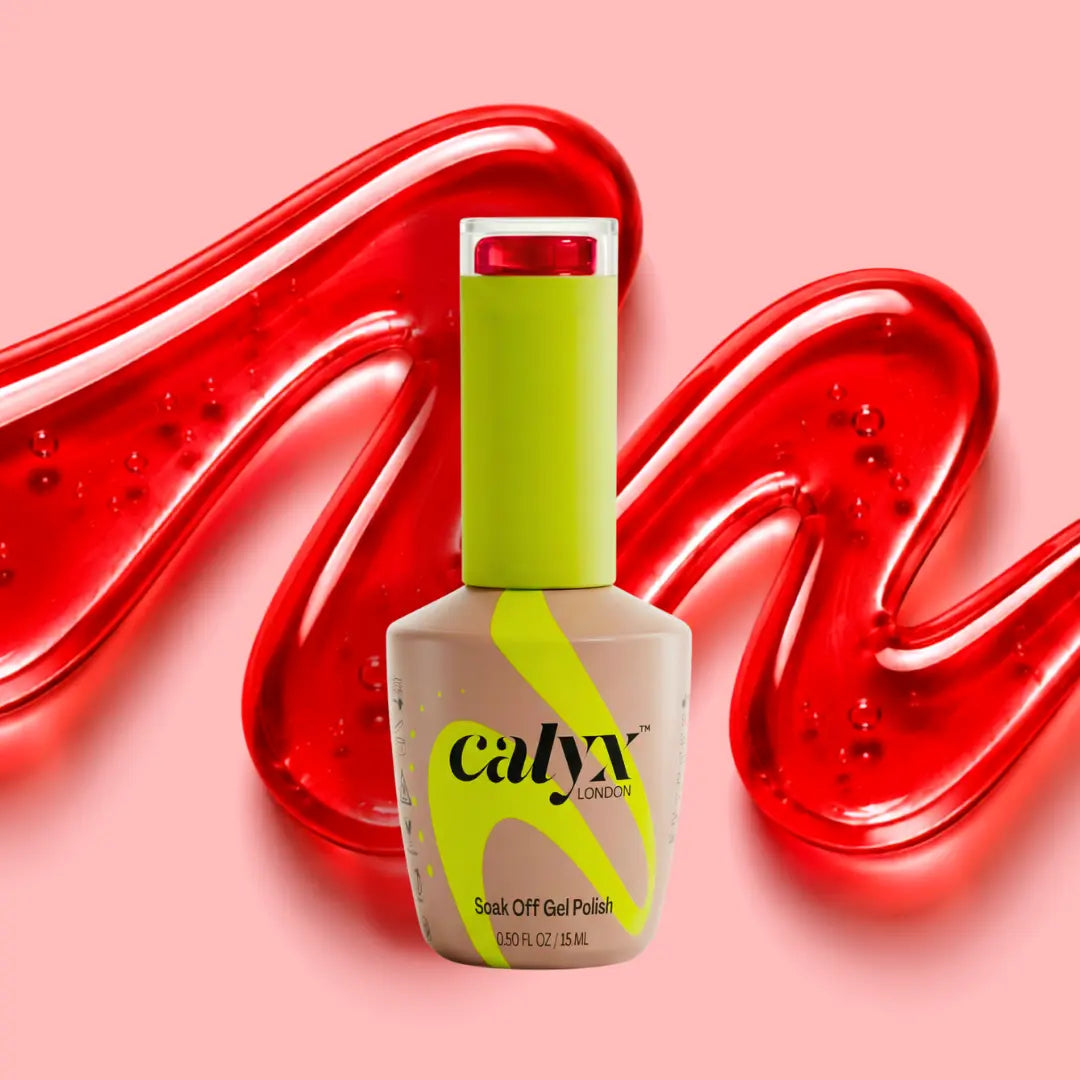 calyx london jelly polish red