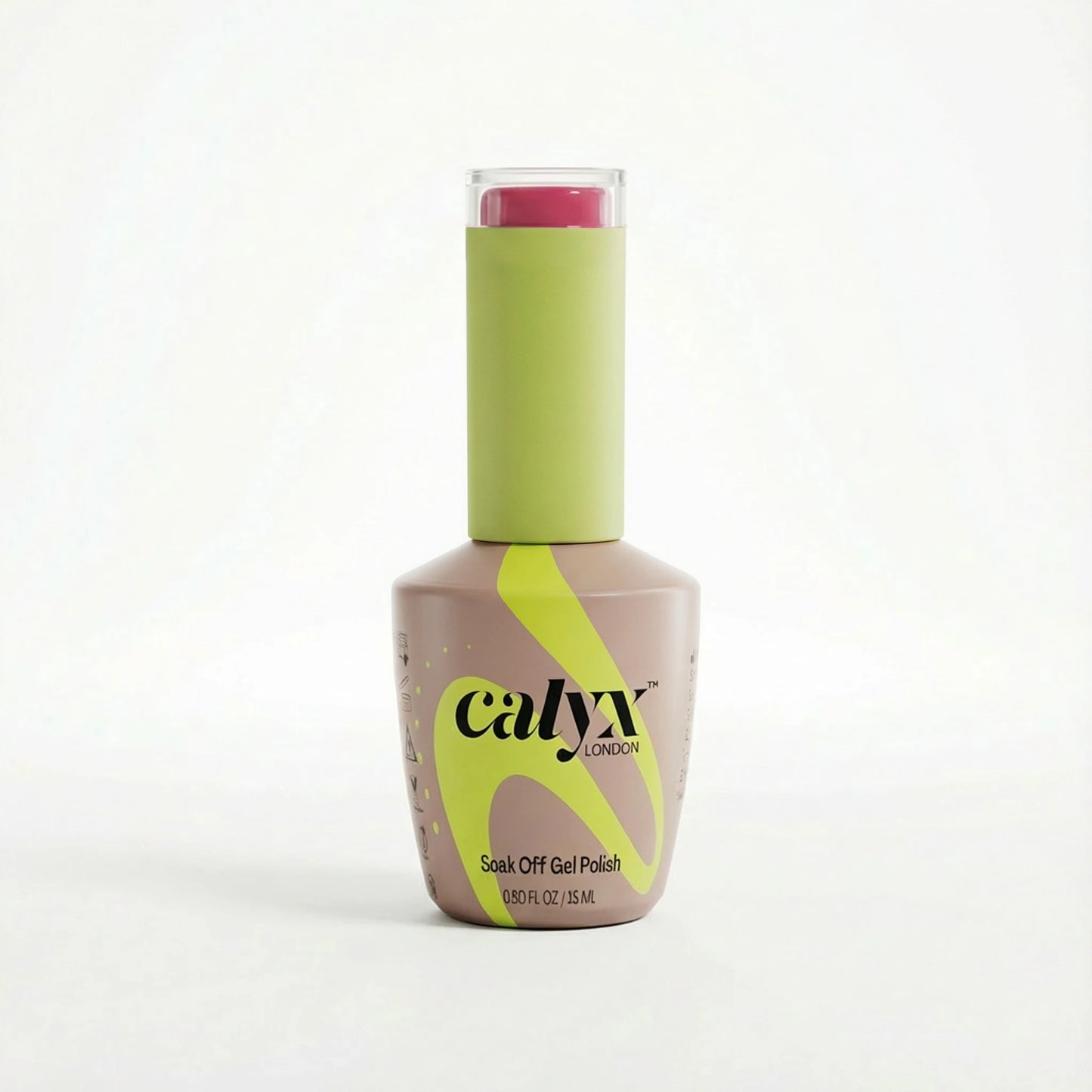 calyx london bubble uv gel polish pink 