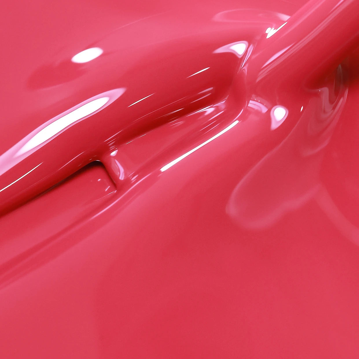 calyx london crimson rush reddish pink gel polish 