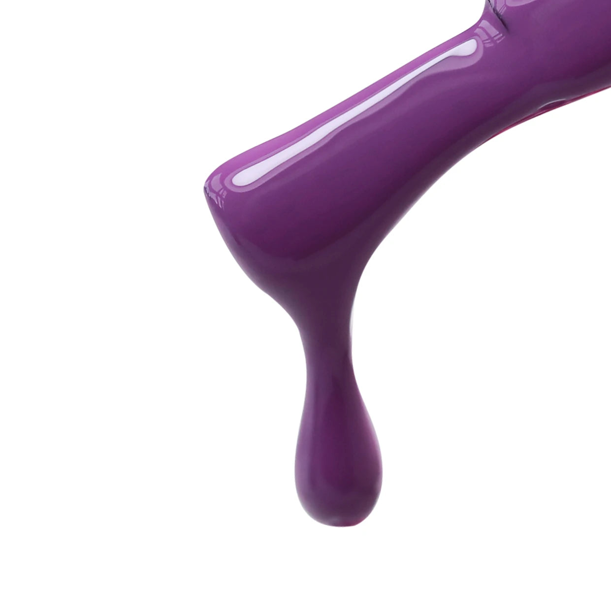 calyx london dark mauve purple gel polish