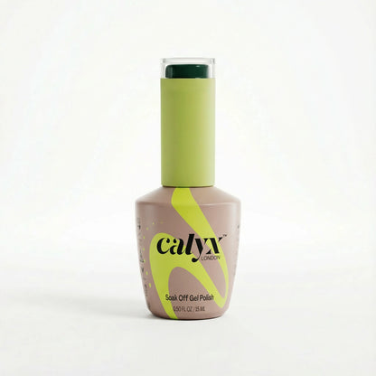 calyx london forest charm green gel polish