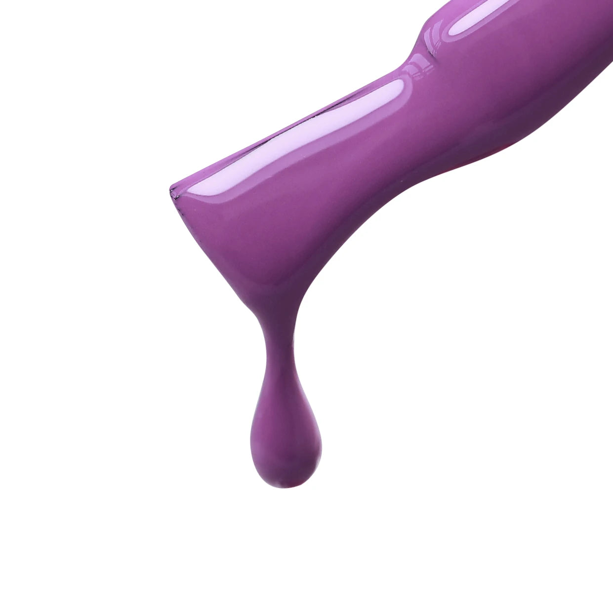 calyx london gloomy purple brush gel polish 