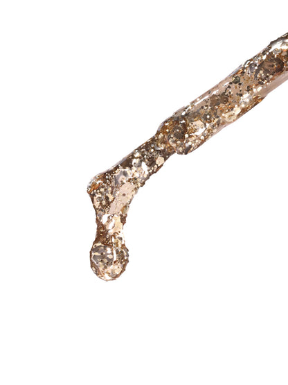 calyx london gold rush glitter gel polish 
