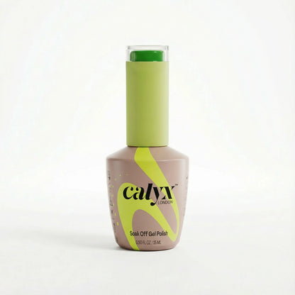 calyx london mystical forest green gel polish