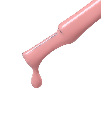 Peach Girly UV Gel Polish detail view by Calyx London