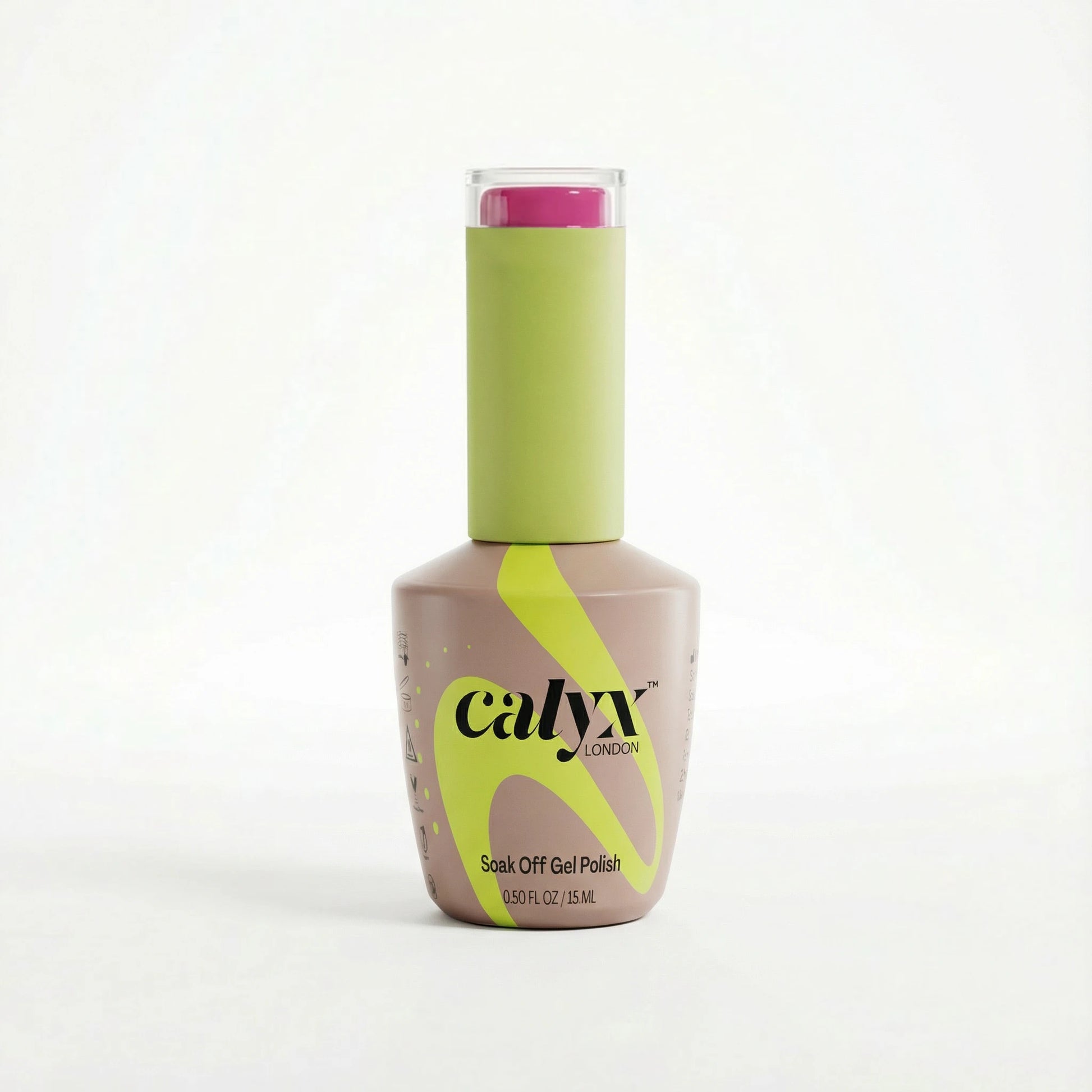 calyx london pink passion gel polish uv 