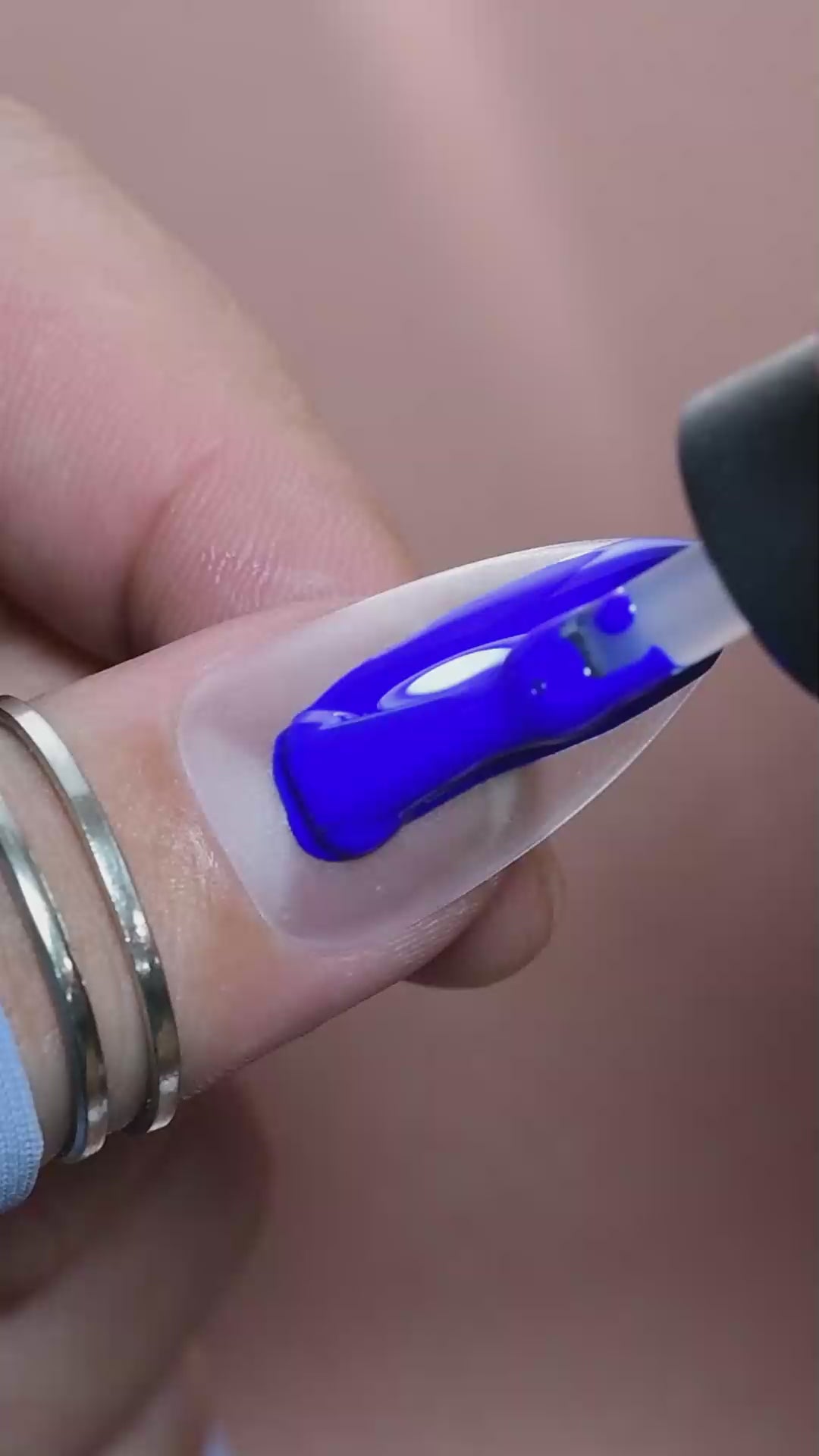 calyx london royal blue gel polish blue 