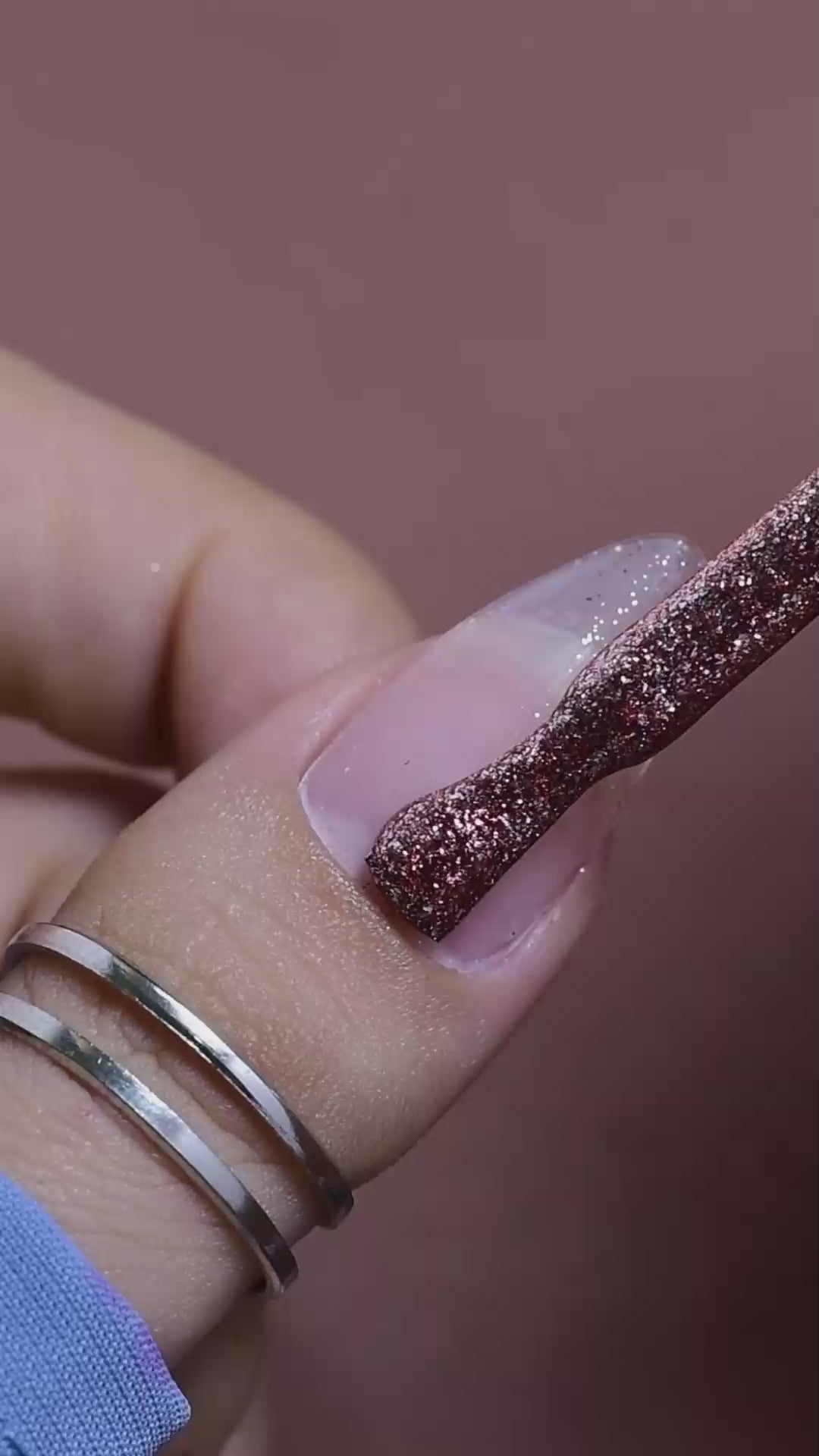 calyx london glitter sunset sparkle gel polish