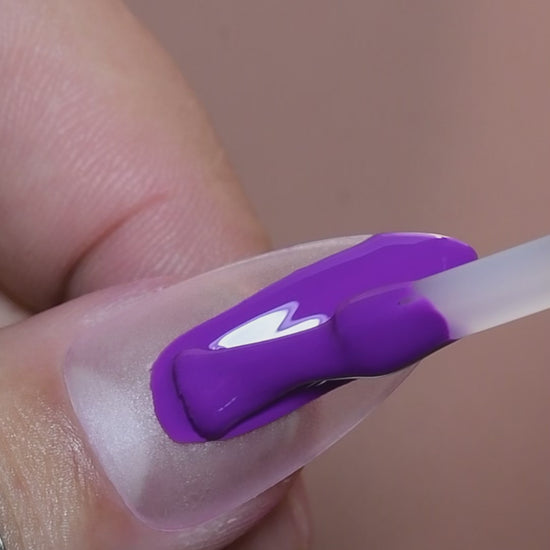 dark mauve gel polish