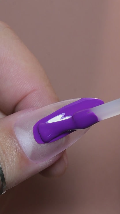 dark mauve gel polish