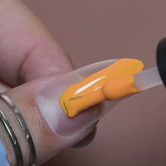 calyx london tangerine gel polish 