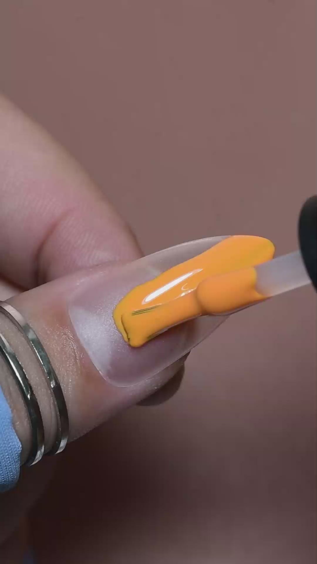 calyx london tangerine gel polish 