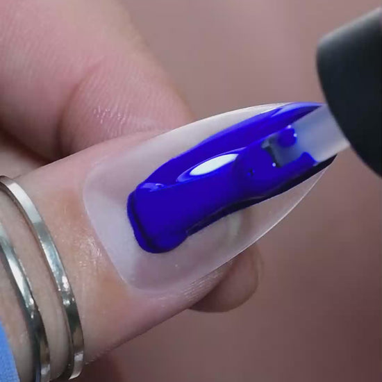 navy gel polish 