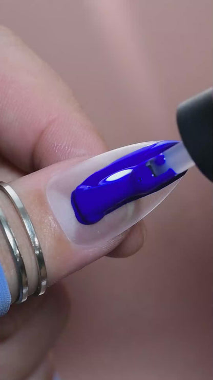 navy gel polish 