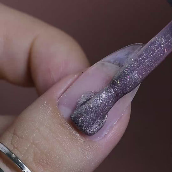 calyx london gel polish glitter champagne bubbles
