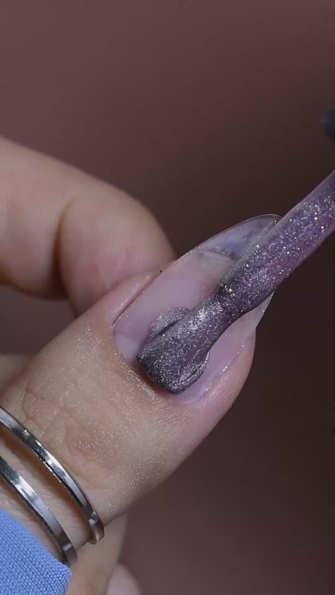 calyx london gel polish glitter champagne bubbles