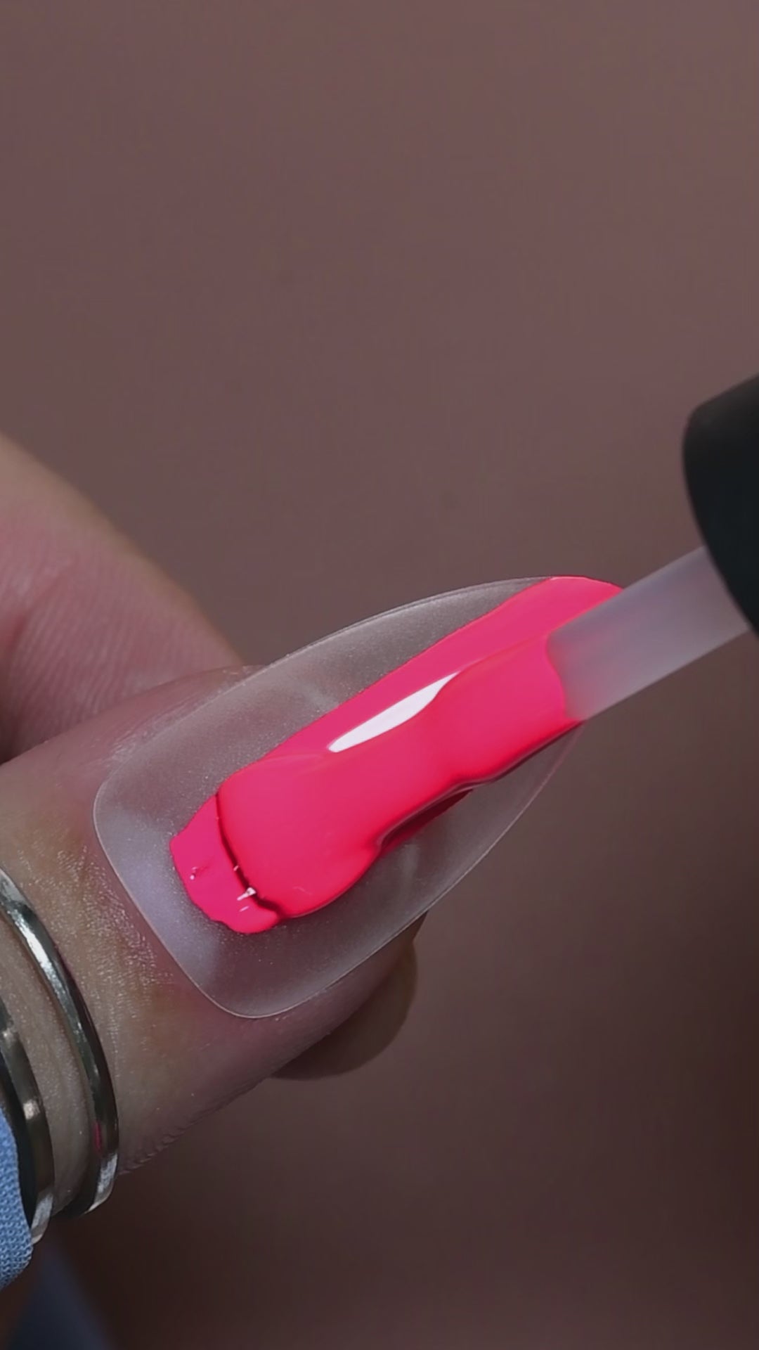 calyx london red hot uv gel polish pink