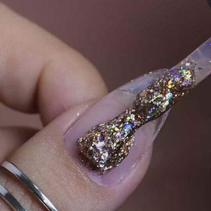 sunburst gold glitter