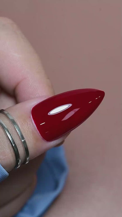 calyx london uv gel polish garnet