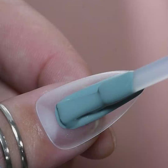 calyx london light blue UV gel polish