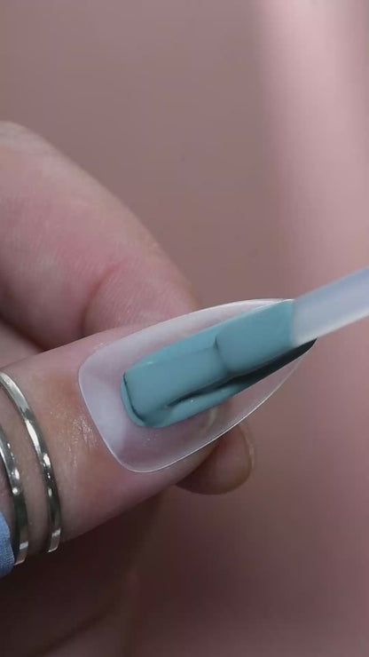 calyx london light blue UV gel polish