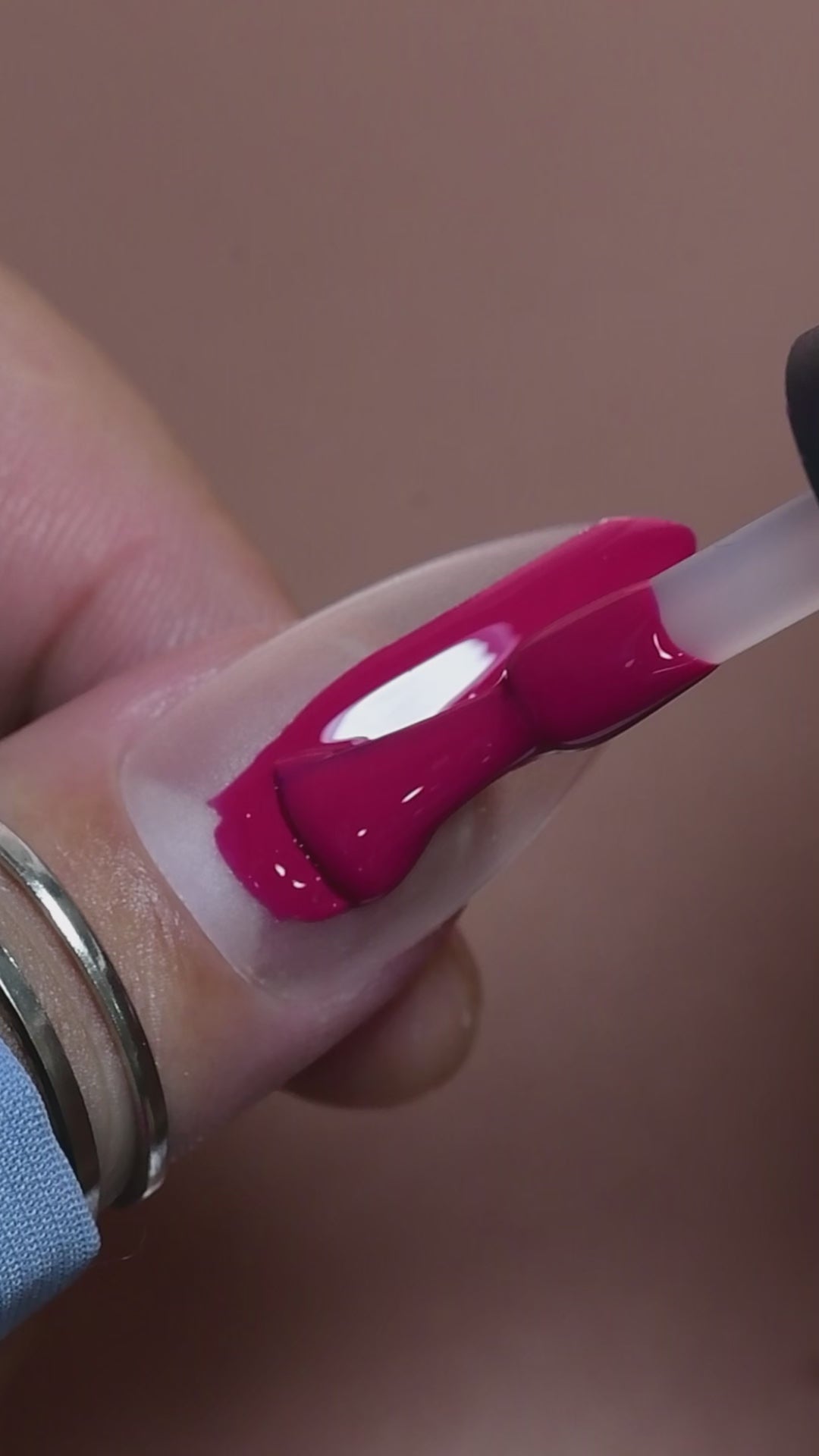 crimson rush uv gel polish